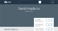 Desktop Screenshot of hand-made.ru